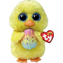 Ty Beanie Boos Marigold Fluffy Chicken Yellow 15cm 1607-37370 008421373703