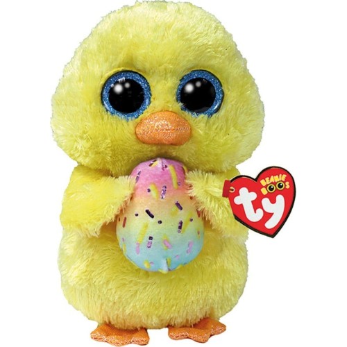 Ty Beanie Boos Marigold Fluffy Chicken Yellow 15cm 1607-37370 008421373703