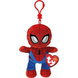 Ty Beanie Babies Clip Fluffy Spiderman 8.5Cm 1607-34010 008421340101