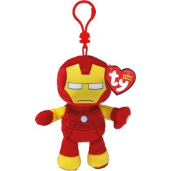 Ty Beanie Babies Clip Fluffy Iron Man 8.5cm 1607-34007 008421340071