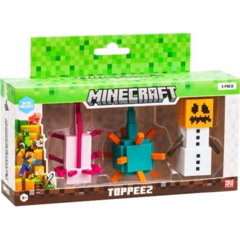 Giochi Preziosi Minecraft 3 Figures 3D Toppeez 6 cm MNC10000 8056379189008