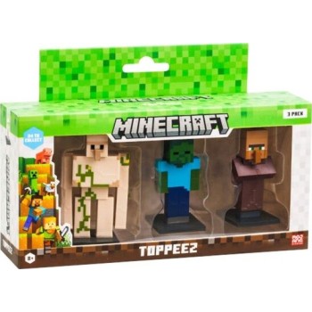 Giochi Preziosi Minecraft 3 Figures 3D Toppeez 6 cm MNC10000 8056379189008