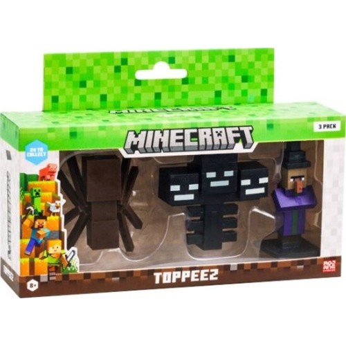 Giochi Preziosi Minecraft 3 Φιγούρες 3D Toppeez 6 Εκ. - 1 Τμχ MNC10000 8056379189008