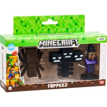 Giochi Preziosi Minecraft 3 Figures 3D Toppeez 6 cm MNC10000 8056379189008