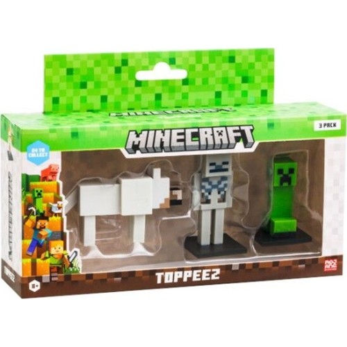 Giochi Preziosi Minecraft 3 Φιγούρες 3D Toppeez 6 Εκ. - 1 Τμχ MNC10000 8056379189008