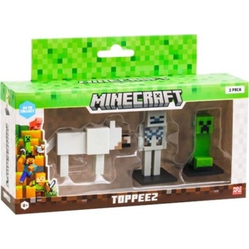 Giochi Preziosi Minecraft 3 Figures 3D Toppeez 6 cm MNC10000 8056379189008