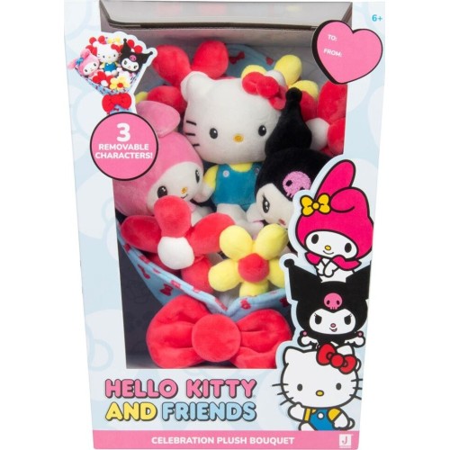Giochi Preziosi Hello Kitty Λούτρινο Μπουκέτο 30Εκ HKT22000 8056379185352