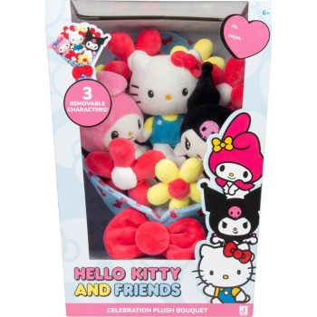 Giochi Preziosi Hello Kitty Λούτρινο Μπουκέτο 30Εκ HKT22000 8056379185352