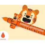 Legami Στυλό Gel Με Γόμα Tiger (Τίγρης) Πορτοκαλί Μελάνι 0,7Mm EP0044 8052694023072