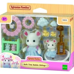Epoch Sylvanian Families - Τα Αδερφάκια  Στο Μπάνιο Με Σαπουνόφουσκες 5805 5054131058053