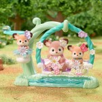 Epoch Sylvanian Families - Μωρά Ελαφάκια -Σετ Φλοράλ Κούνιας 5801 5054131058015