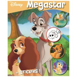 Diakakis imports Βιβλίο Ζωγραφικής Disney Megacolor Α4 Με 128 Σελίδες Χρωματισμού-Αυτοκόλλητα 400274 8716745025759