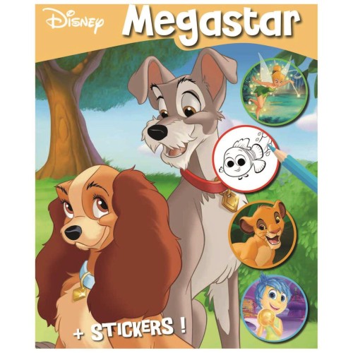 Diakakis imports Disney Megacolor A4 Painting Book With 128 Pages Of Coloring-Autoollers 400274 8716745025759