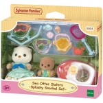 Epoch Sylvanian Families - Sea Otter Sisters-Splashy Snorkel Set- 5804 5054131058046