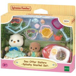 Epoch Sylvanian Families Sylvanian Οικογένειες- Αδελφές Θαλάσσιες Βίδρες -Σετ Καταδύσεων 5804 5054131058046