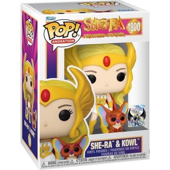 Funko Pop! Animation: She-Ra's Princess Of Power - She-Ra & Kowl N.1800 Vinyl Figure 100988 889698834995