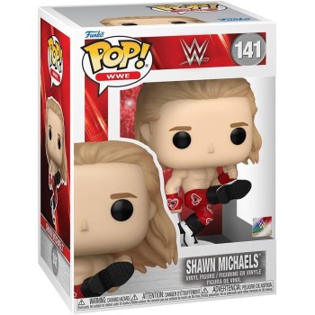 Funko Pop! WWE: WWE - Shawn Michaels (Sweet Chin Music) N.141 Vinyl Figure 087759 889698744201