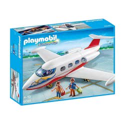 Playmobil Αεροπλάνο Με Πιλότο Και Τουρίστες 6081 4008789060815
