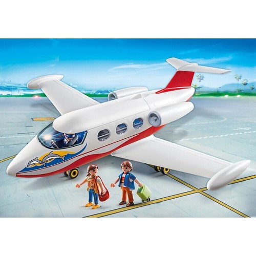 Playmobil Αεροπλάνο Με Πιλότο Και Τουρίστες 6081 4008789060815