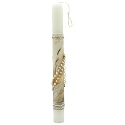 Λαμπάδες Decor Candle of foot bracelet pearls 25966 5202200008205