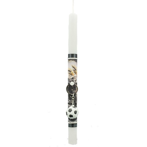 Λαμπάδες Decor Candle keychain black and white ball 25792 5202200007987