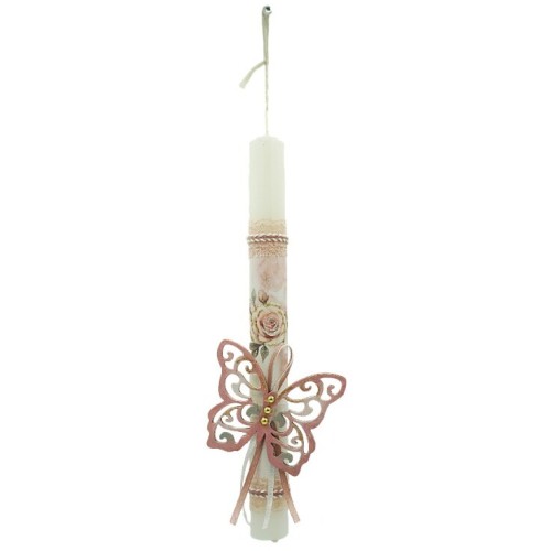 Λαμπάδες Decor Butterfly Wooden 25872 5202200007956