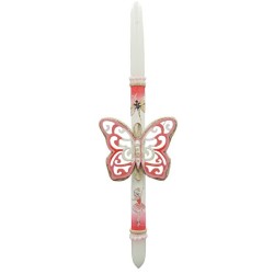 Λαμπάδες Decor Butterfly Wooden Candle 25365 5202200007864