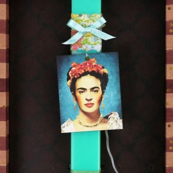 Χειροποίητα Είδη Λαμπάδα Basic -frida Kahlo - Τιρκ. LA25036F 5212023264771