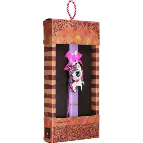 Χειροποίητα Είδη Basic Candle -Unicorn With Flowers LA25036P 5212023264870