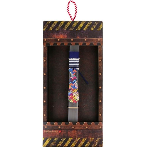 Χειροποίητα Είδη Easter Candle Basic - Zig Zag Tie LA25036A 5212023264689