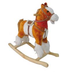 Toys-shop Choice B/O Κουνιστό Ξύλινο Αλογάκι Με Ήχους Αλόγου JB049990 6990416499908