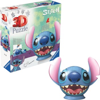 Ravensburger Disney Stitch 3D Puzzle Μπαλαλάμπα Τρέλα 72 Τεμ. Stitch 11574 4005556115747