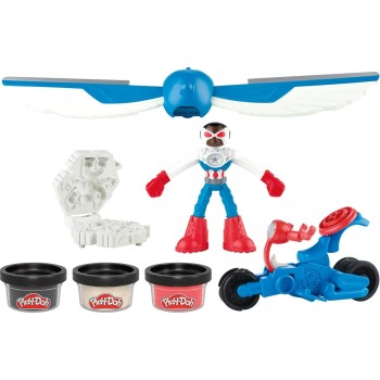 Hasbro Play-Doh  Captain America Moto-Slicer Playset G0555 5010996280008