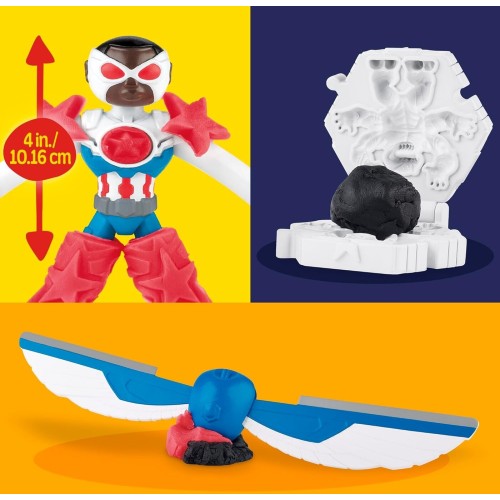 Hasbro Play-Doh Captain America Moto-Slicer Playet G0555 5010996280008
