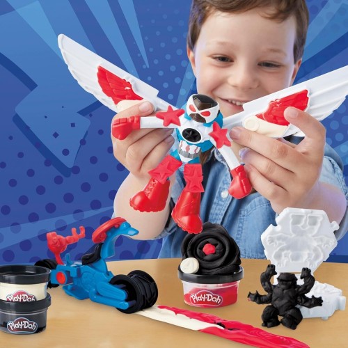 Hasbro Play-Doh  Captain America Moto-Slicer Playset G0555 5010996280008