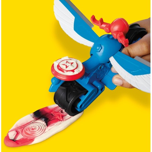 Hasbro Play-Doh Captain America Moto-Slicer Playet G0555 5010996280008