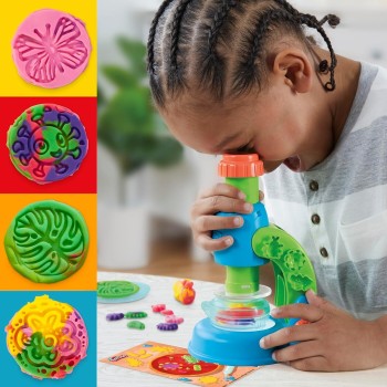 Hasbro Play-Doh Light And Look Microscope Playset G0494 5010996289568