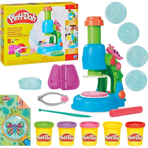 Hasbro Play-Doh Light And Look Microscope Playset G0494 5010996289568