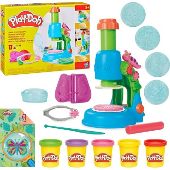 Hasbro Play-Doh Light And Look Microscope Playset G0494 5010996289568