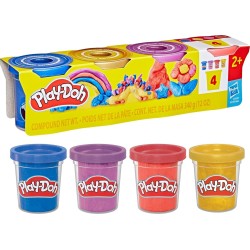 Hasbro Play-Doh 4 Metallic Shine Compound G1727 / G1737 5010996299932