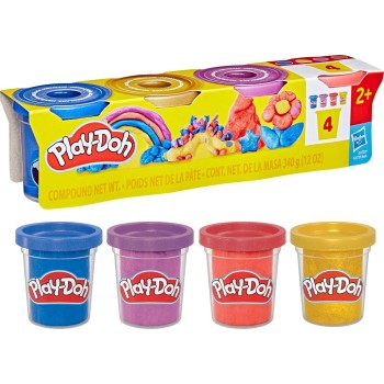 Hasbro Play-Doh 4 Metallic Shine Compound G1727 / G1737 5010996299932