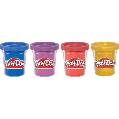 Hasbro Play-Doh 4 Metallic Shine Compound G1727 / G1737 5010996299932