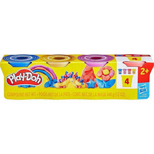 Hasbro Play-Doh 4 Metallic Shine Compound G1727 / G1737 5010996299932