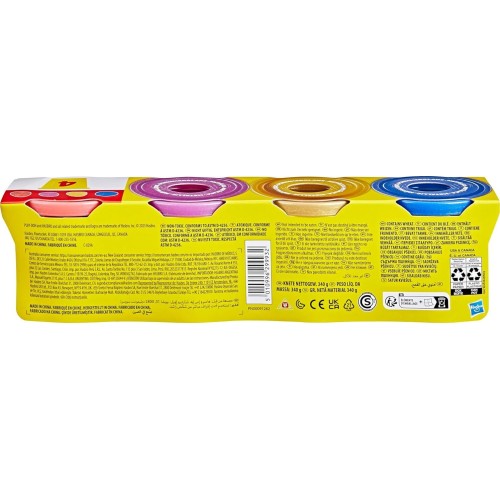 Hasbro Play-Doh 4 Metallic Shine Compound G1727 / G1737 5010996299932