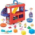 Hasbro Peppa Pig Peppas 2-In-1 Party Bus Playet Με Φιγούρες Και Αξεσουάρ Παιχνιδιών, F8881 5010996232380