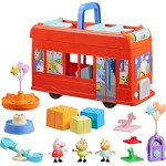 Hasbro Peppa Pig Peppas 2-In-1 Party Bus Playet Με Φιγούρες Και Αξεσουάρ Παιχνιδιών, F8881 5010996232380