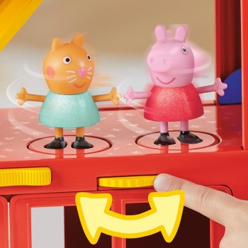 Hasbro Peppa Pig Peppas 2-In-1 Party Bus Playet Με Φιγούρες Και Αξεσουάρ Παιχνιδιών, F8881 5010996232380