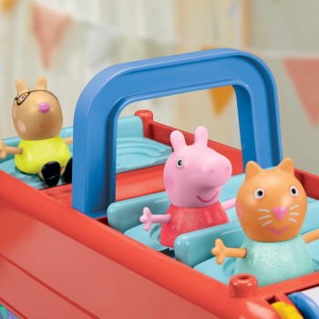 Hasbro Peppa Pig Peppas 2-In-1 Party Bus Playet Με Φιγούρες Και Αξεσουάρ Παιχνιδιών, F8881 5010996232380