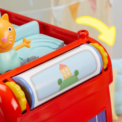 Hasbro Peppa Pig Peppas 2-In-1 Party Bus Playet Με Φιγούρες Και Αξεσουάρ Παιχνιδιών, F8881 5010996232380