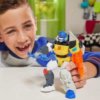 Hasbro Transformers Mixmashers Optimus Primal Customised Mix-And-Match Action Figu F9730 / F9733 5010996264923